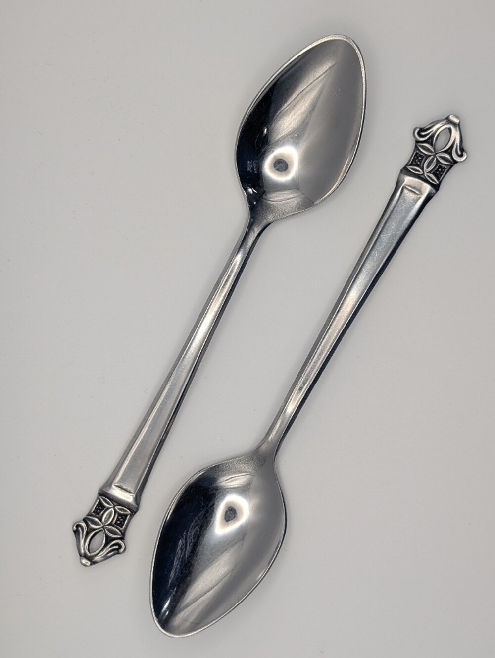 Ekco Eterna Padua Custom Stainless Japan Place Spoons - Set of 2 MCM